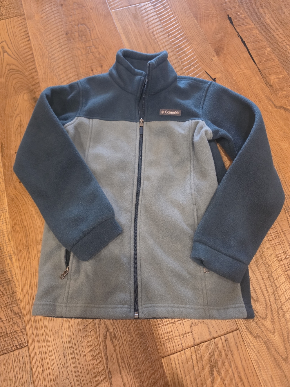 Columbia Kids Two-Tone Blue Full-Zip Fleece Jacket